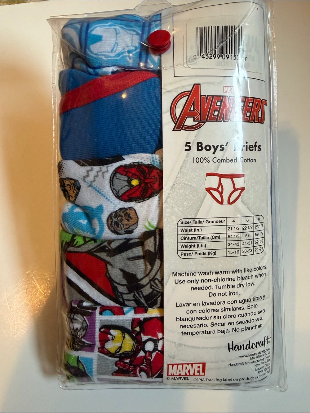 3/$15 | NIB Marvel Avengers Boys Underwear Pack - Multi Color size 8 Briefs - Picture 4 of 6